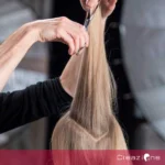 Elevación del cabello en un corte
